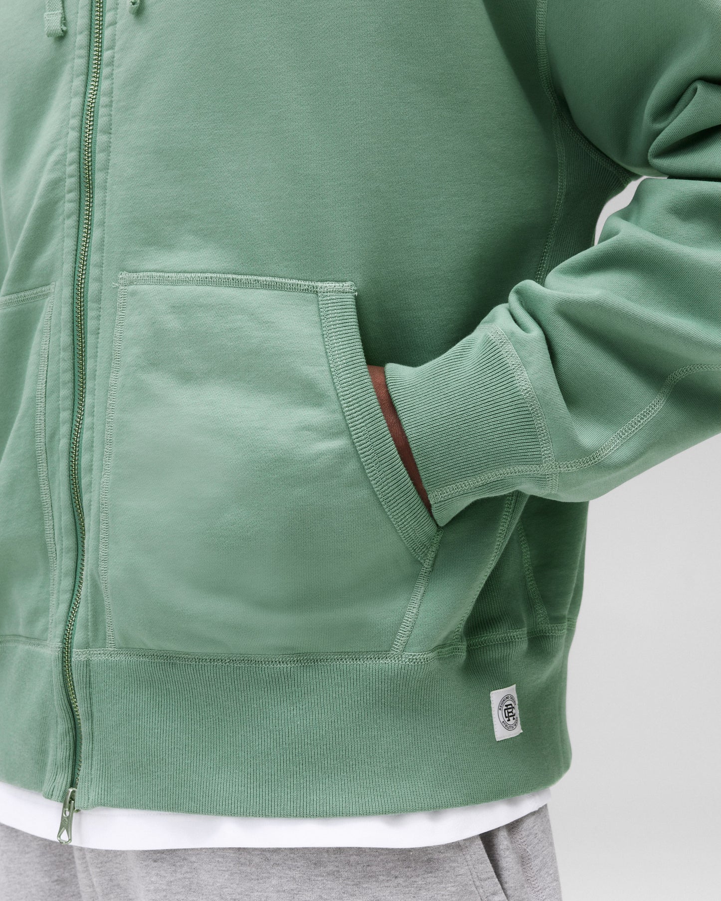 Midweight Terry Relaxed Zip Hoodie