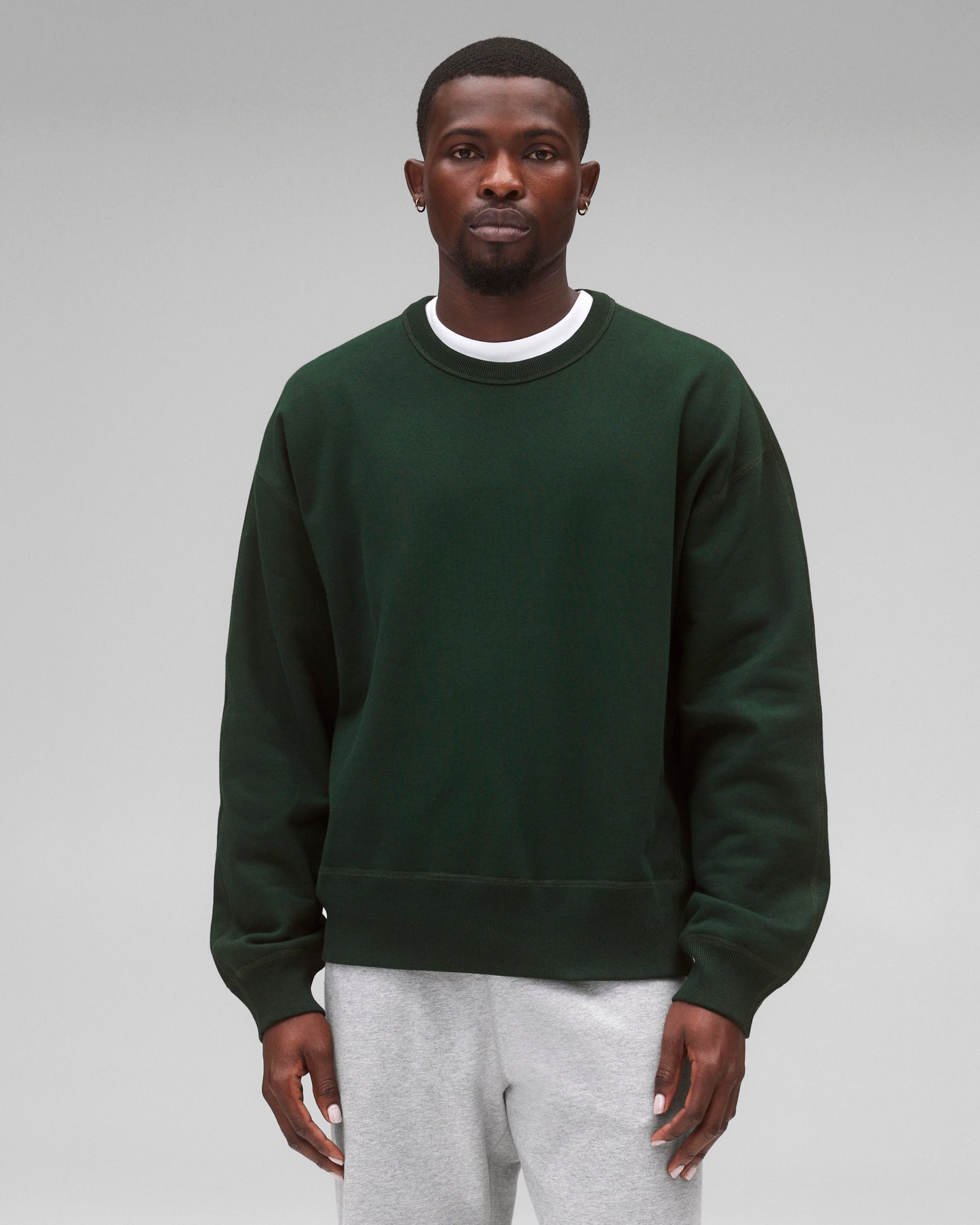 Midweight Terry Relaxed Crewneck