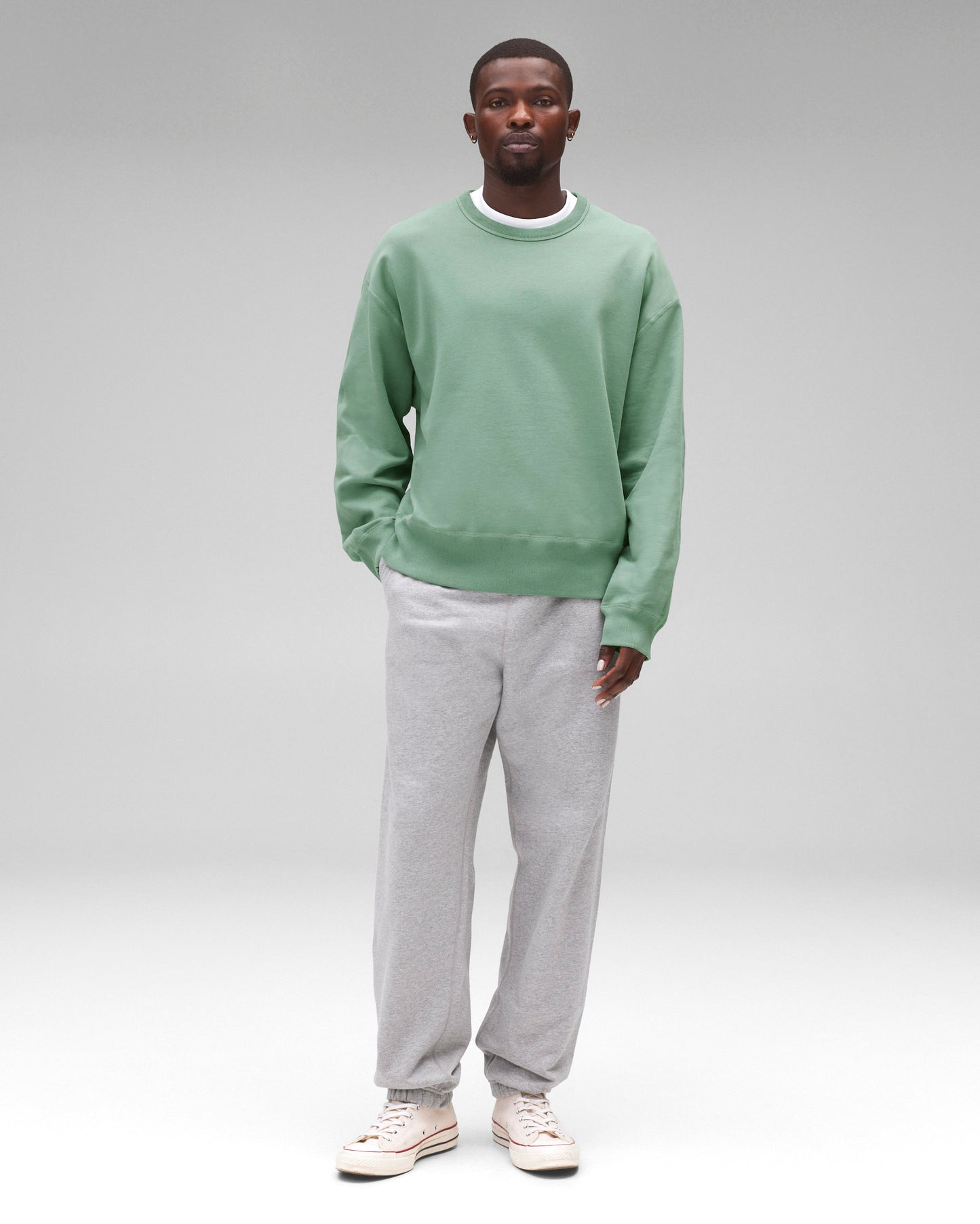 Midweight Terry Relaxed Crewneck