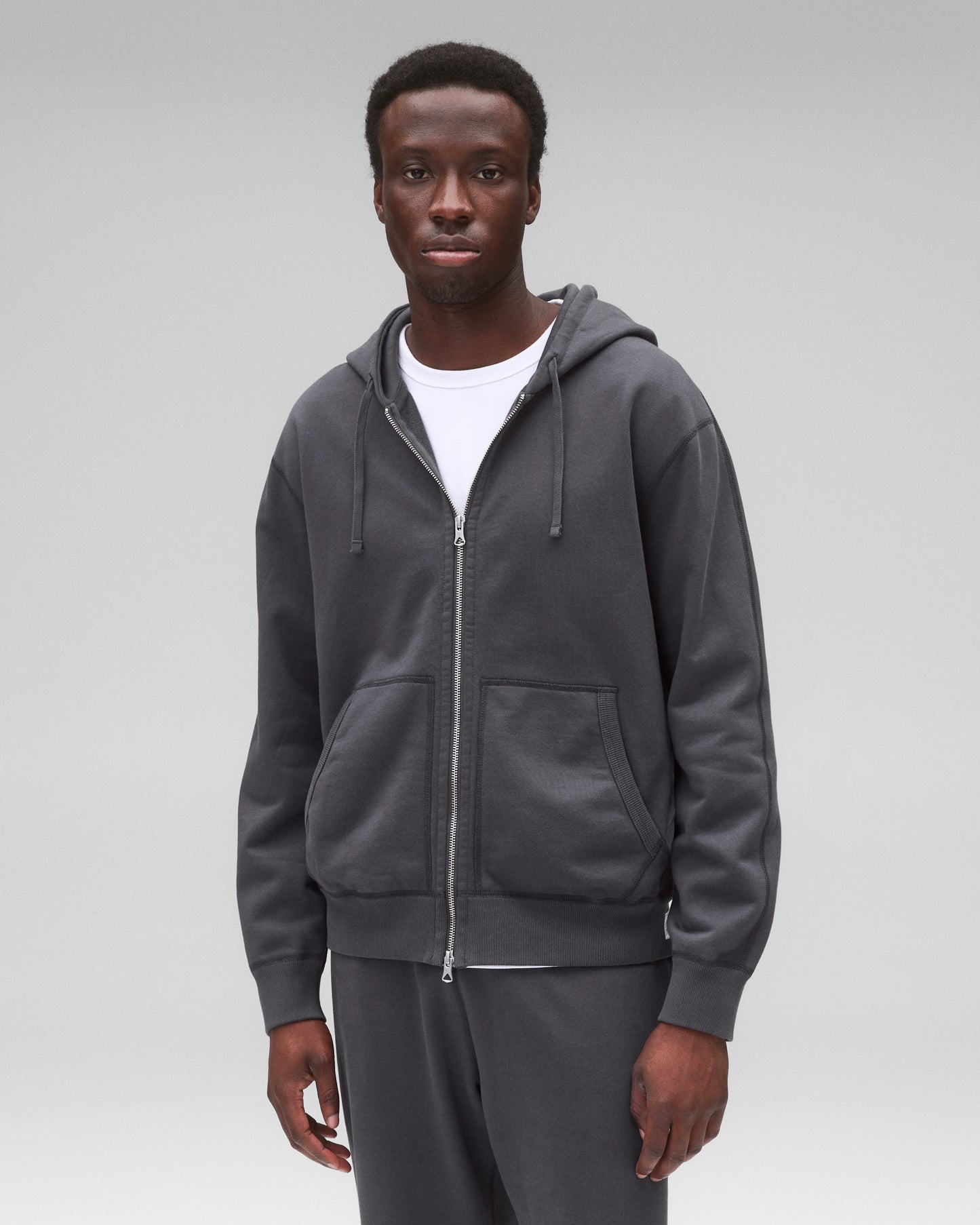 Midweight Terry Standard Zip Hoodie