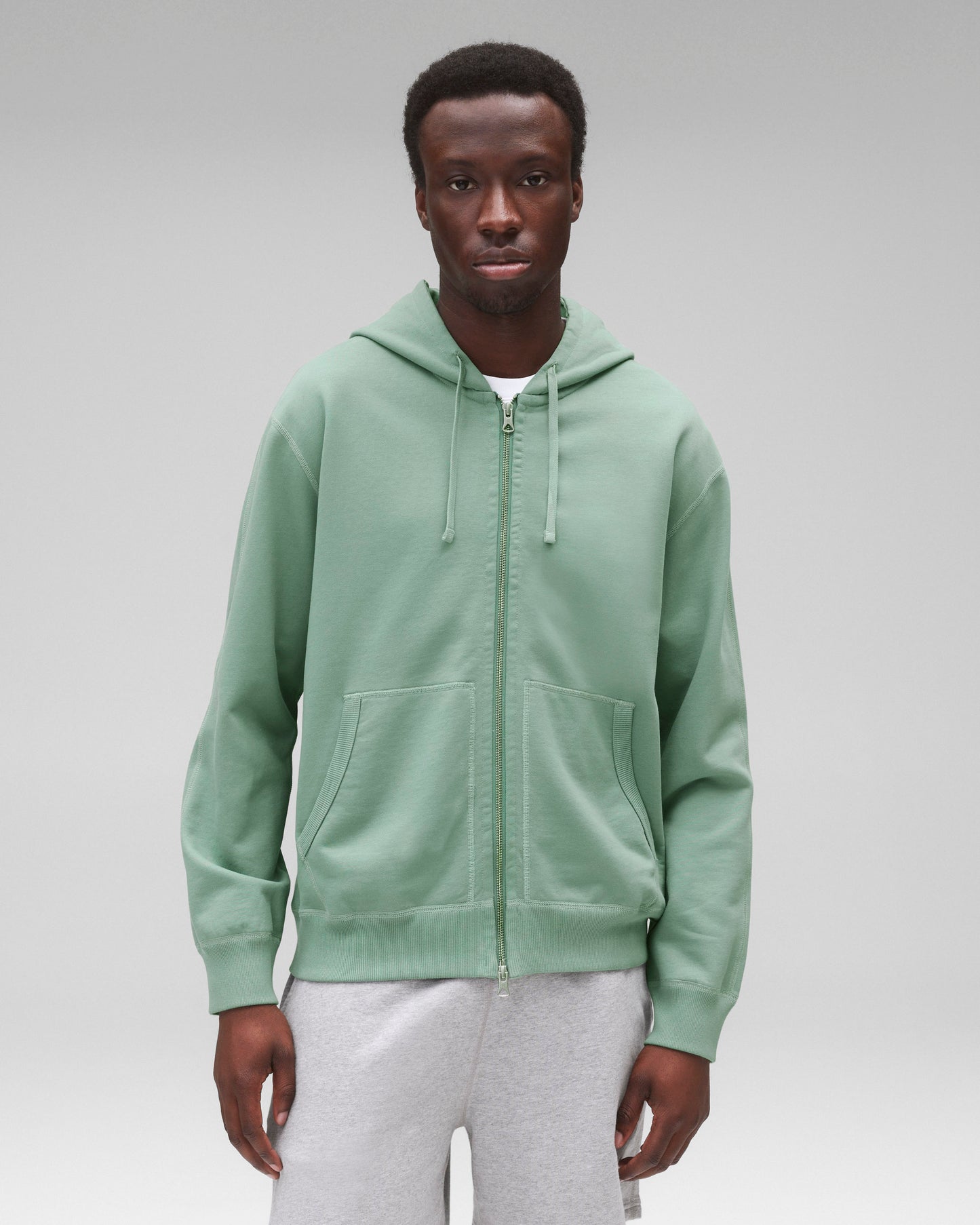 Midweight Terry Standard Zip Hoodie