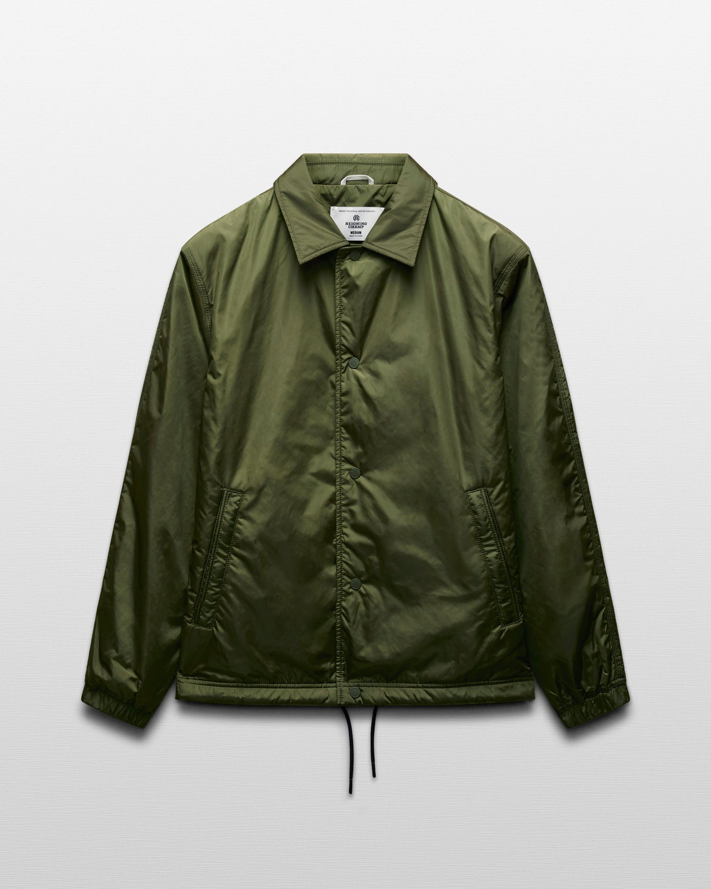 Econyl Satin Nylon Coach's Jacket