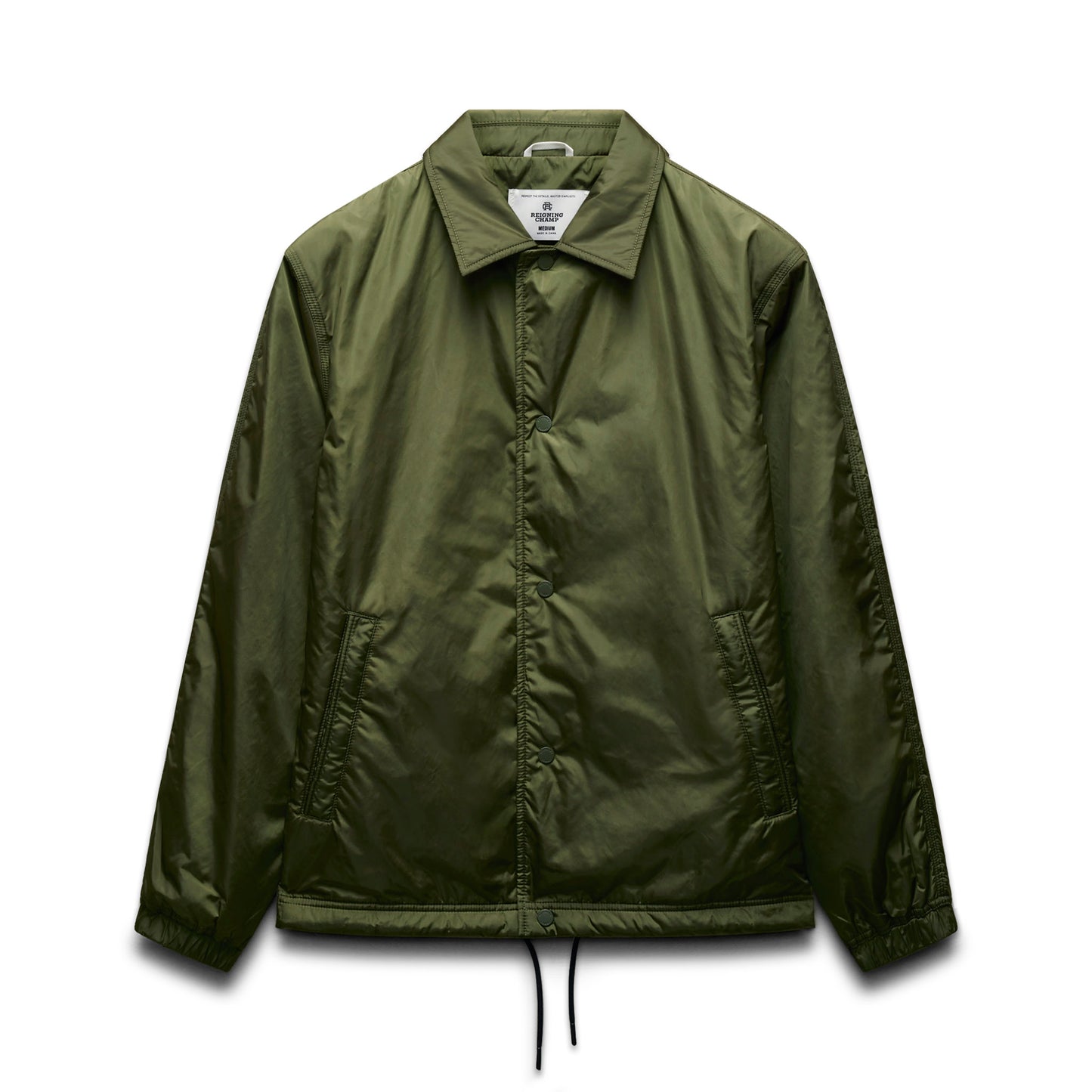 Econyl Satin Nylon Coach's Jacket