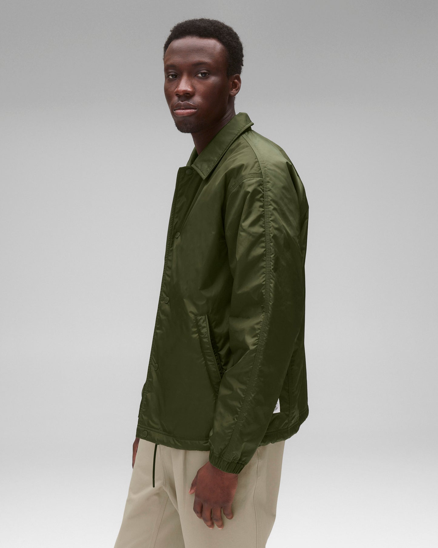 Econyl Satin Nylon Coach's Jacket