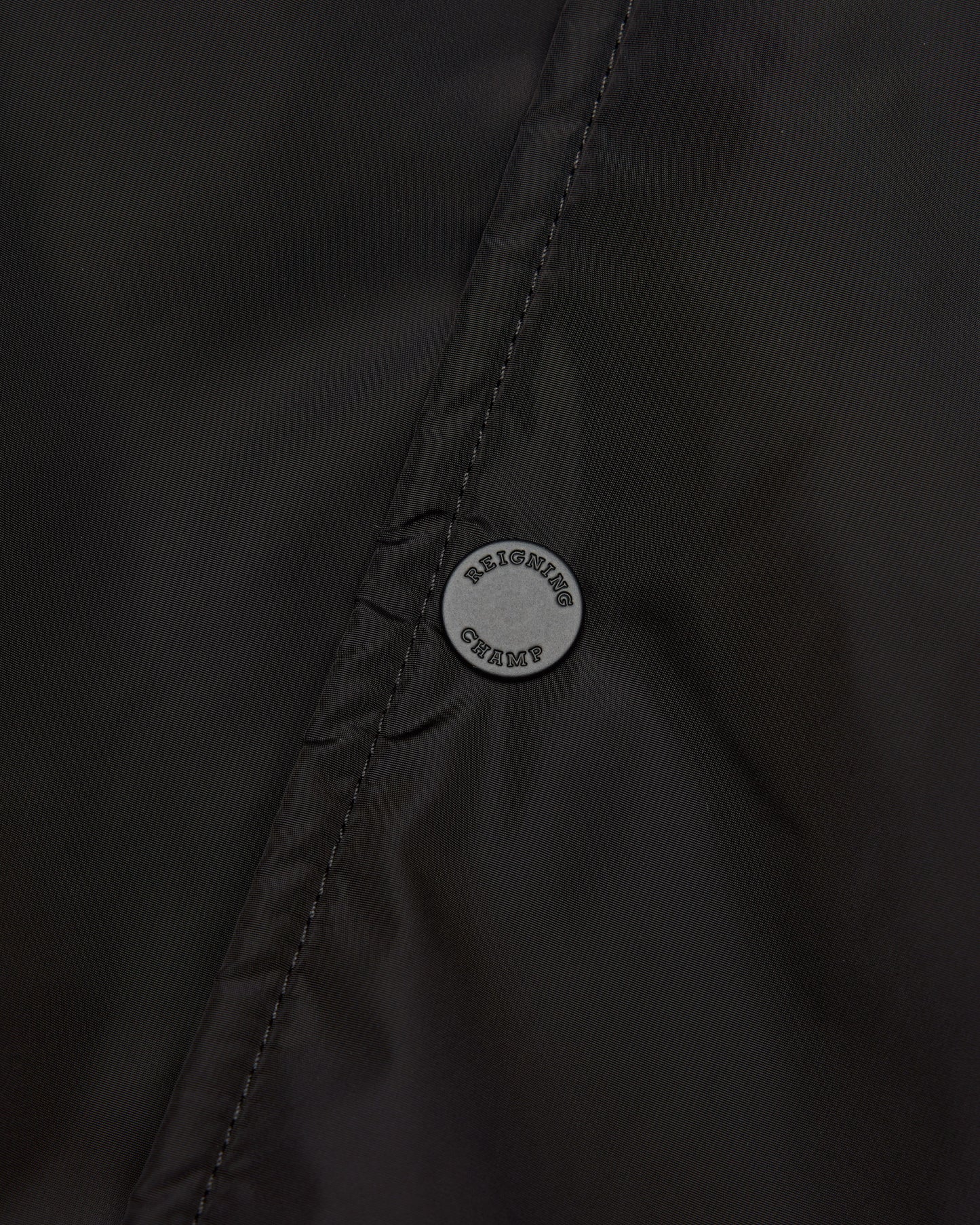 Econyl Satin Nylon Arch Logo Stadium Jacket