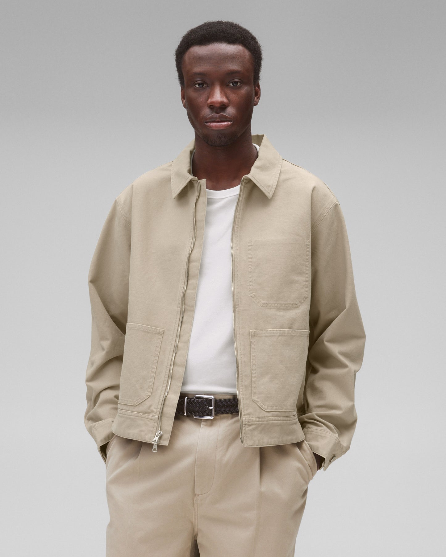 Cotton Canvas Grounds Jacket