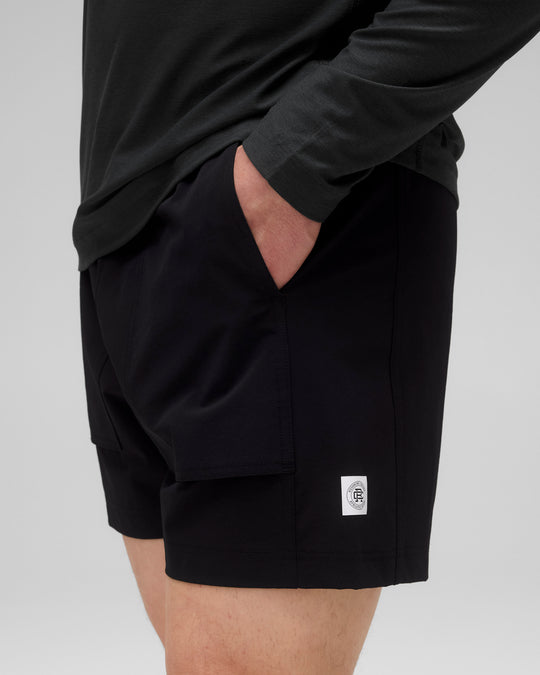 Stretch Nylon Utility Standard Swim Short 6"