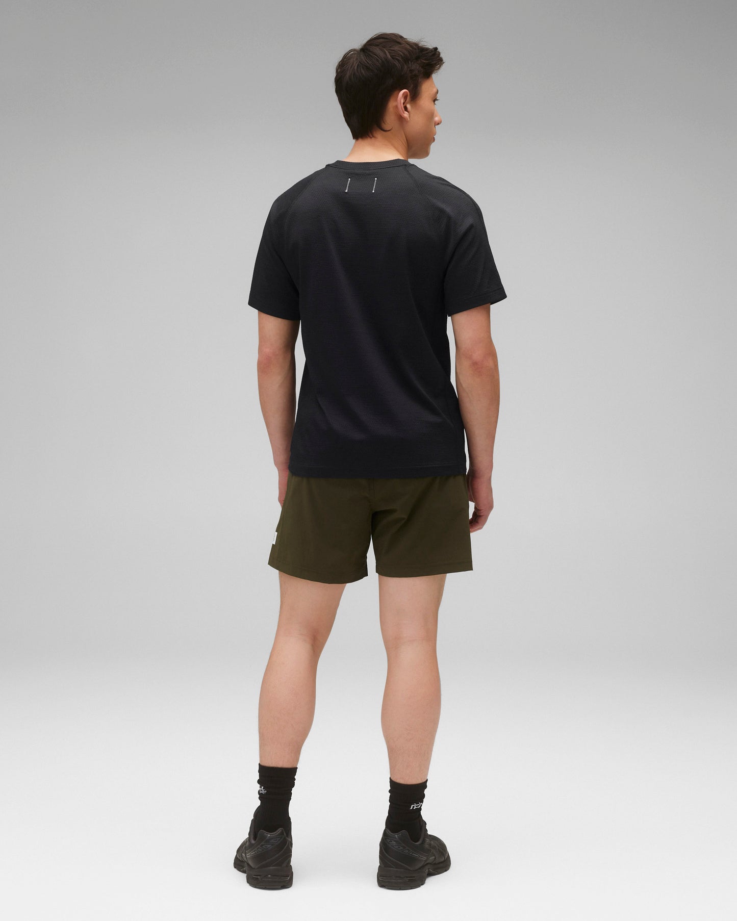 Stretch Nylon Utility Standard Swim Short 6"