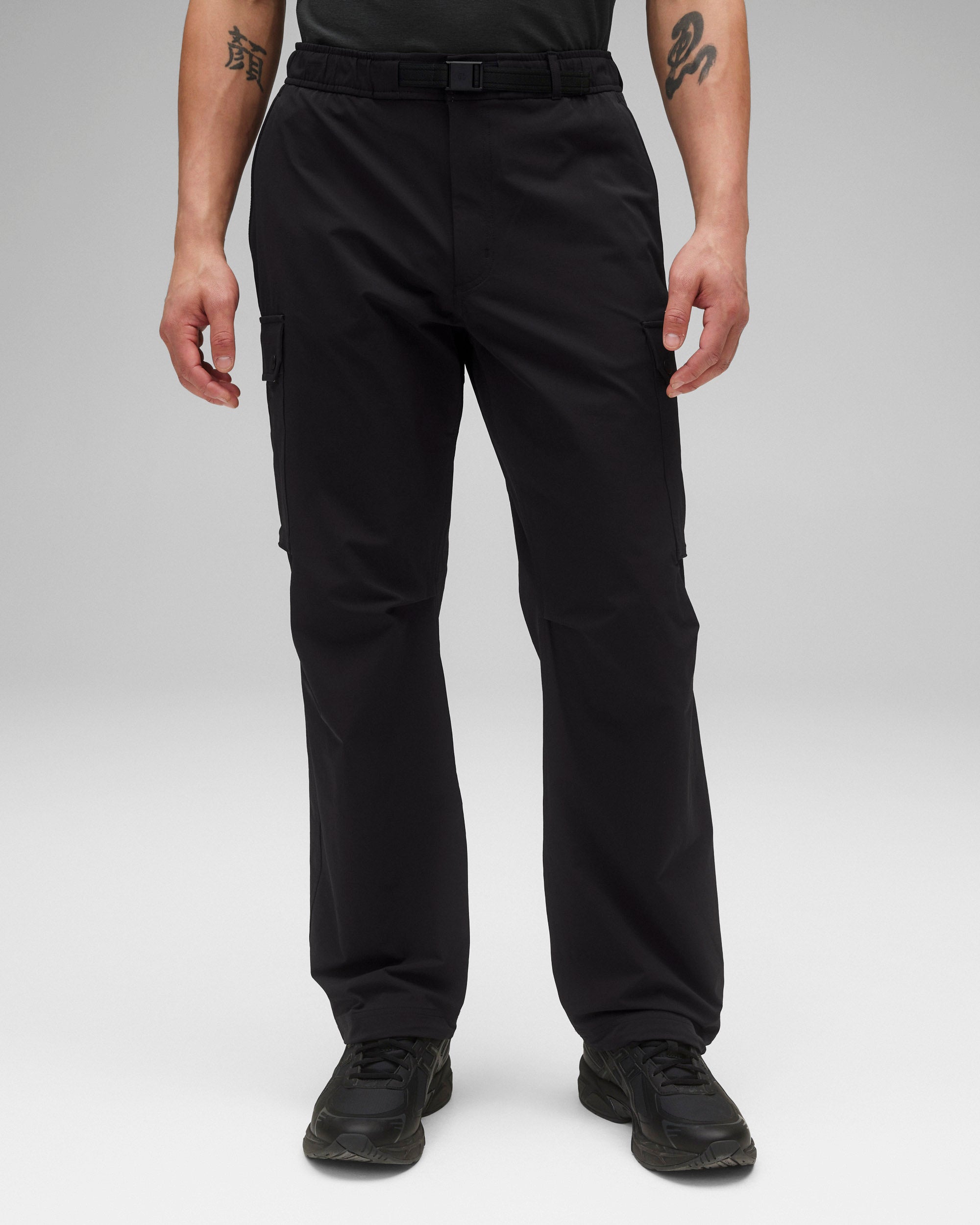 【AAKE】BRANCH CARGO NYLON PT FA24_RC-5568_BLACK_Pant_off_1.