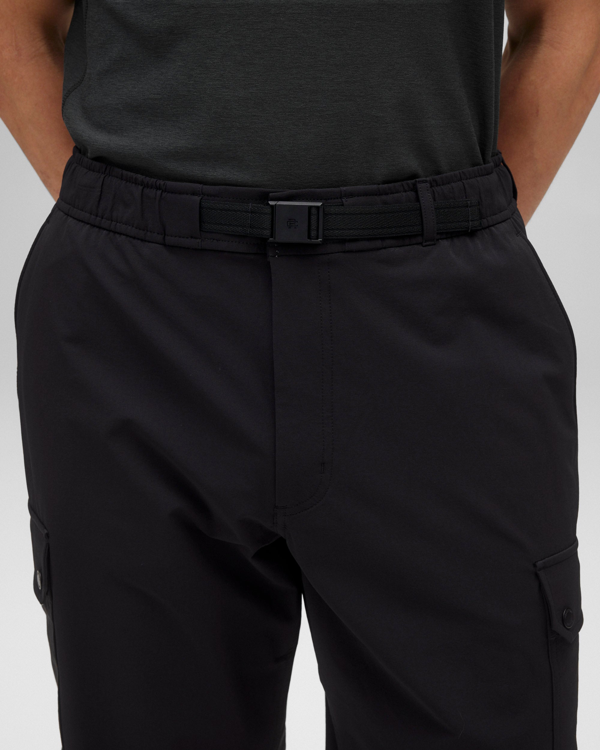 【AAKE】BRANCH CARGO NYLON PT FA24_RC-5568_BLACK_Pant_off_1.