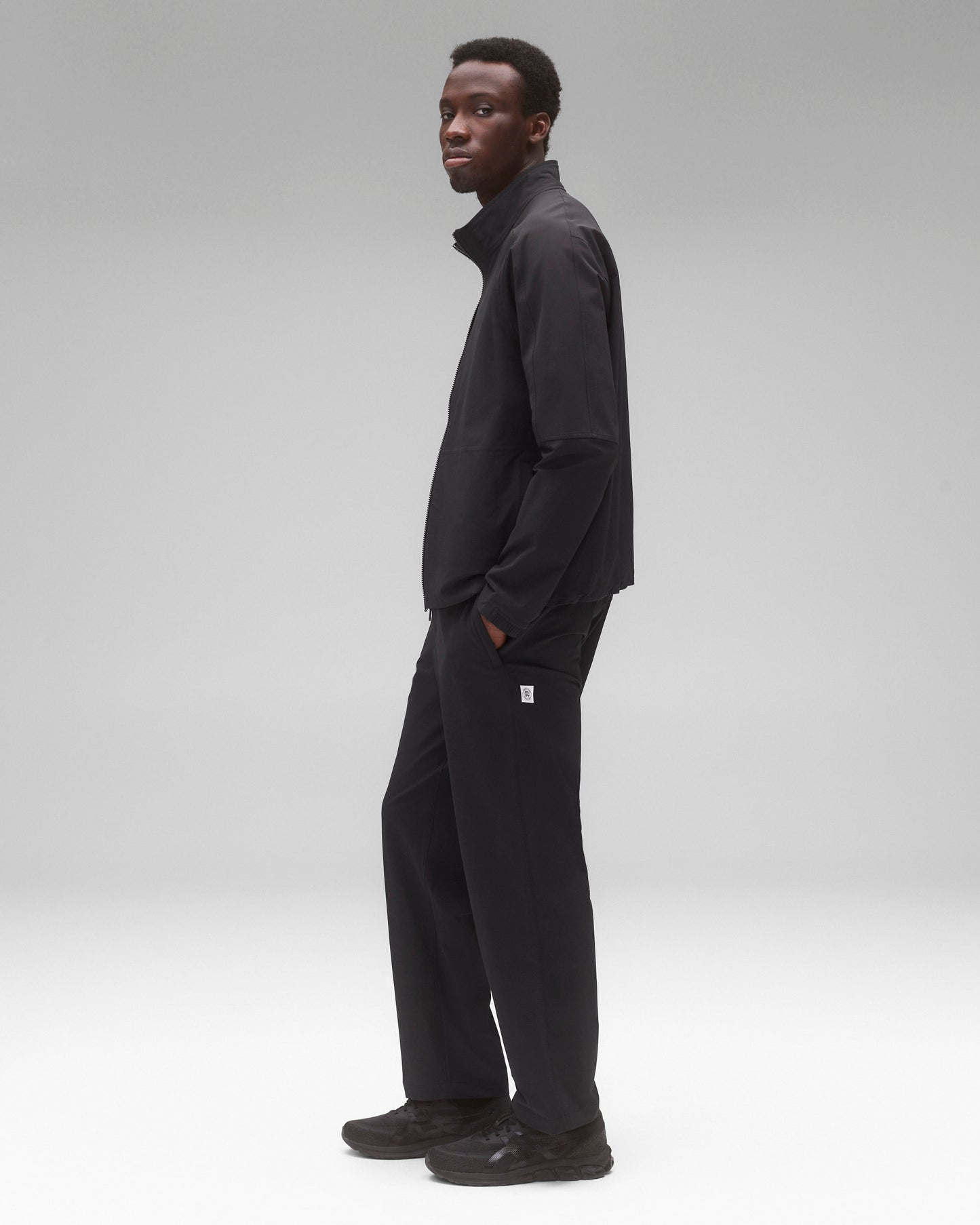 Nylon Oxford Easy Relaxed Pant