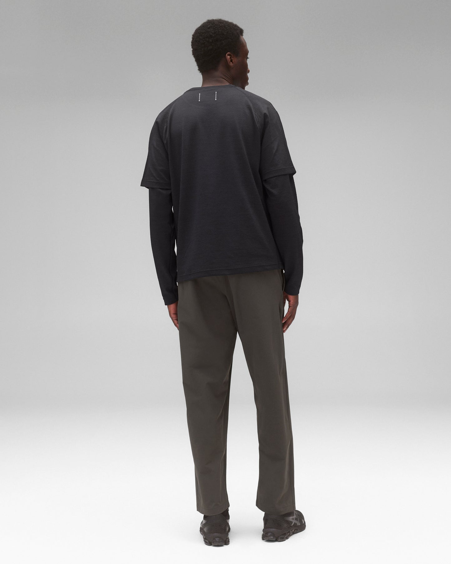 Nylon Oxford Easy Relaxed Pant