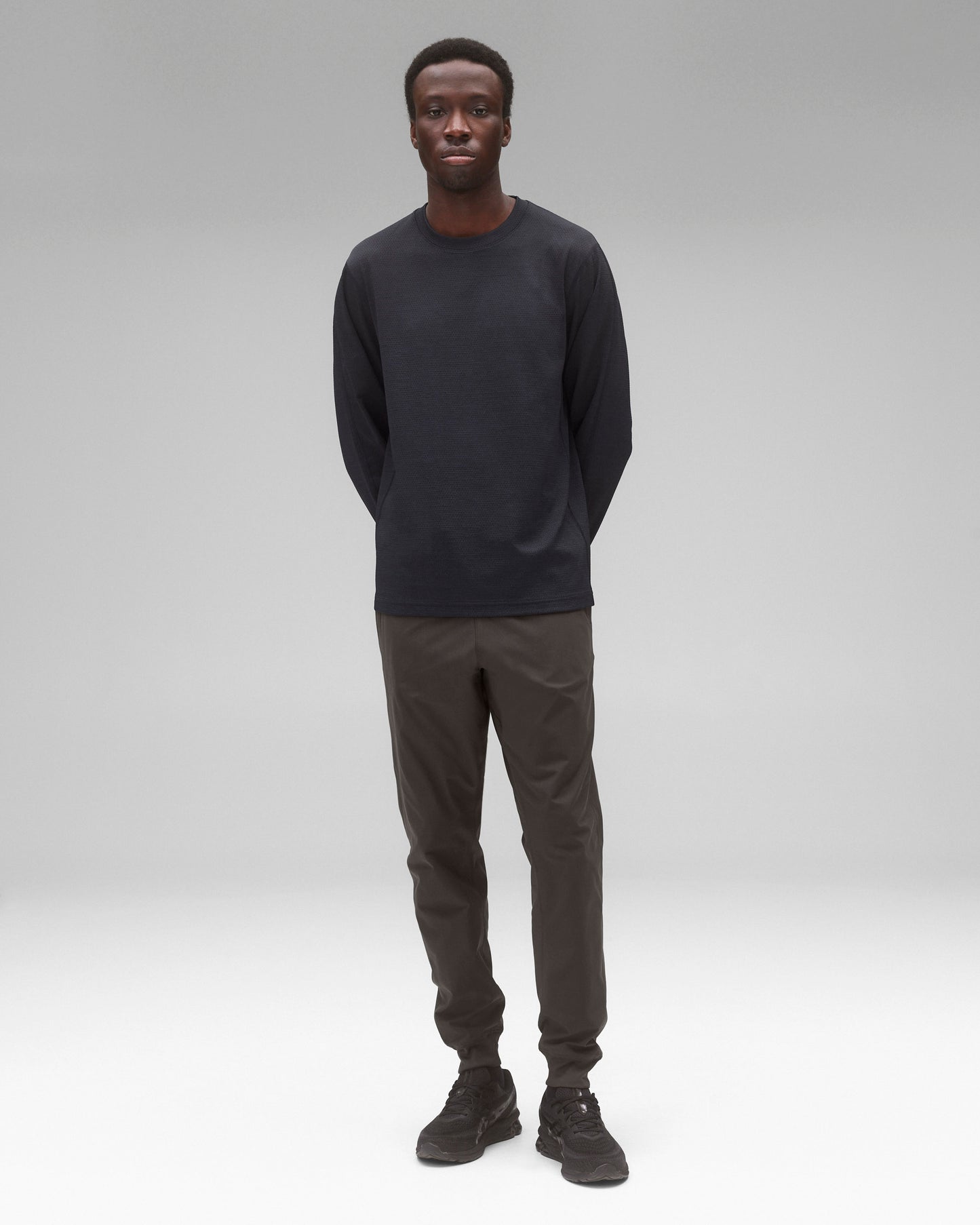 Stretch Warp Knit Coach's Slim Jogger