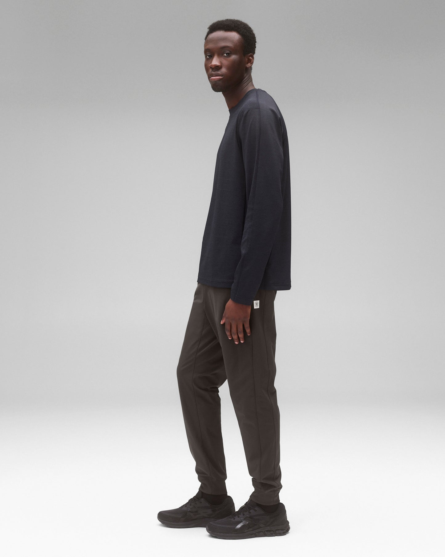 Stretch Warp Knit Coach's Slim Jogger