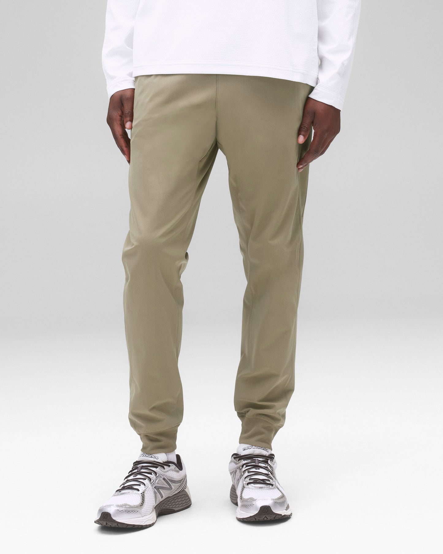 Stretch Warp Knit Coach's Slim Jogger