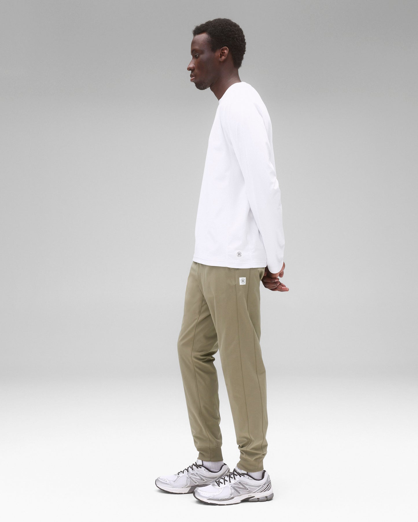 Stretch Warp Knit Coach's Slim Jogger