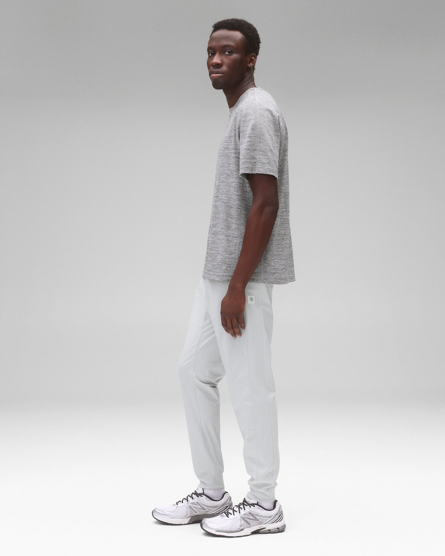 Stretch Warp Knit Coach's Slim Jogger