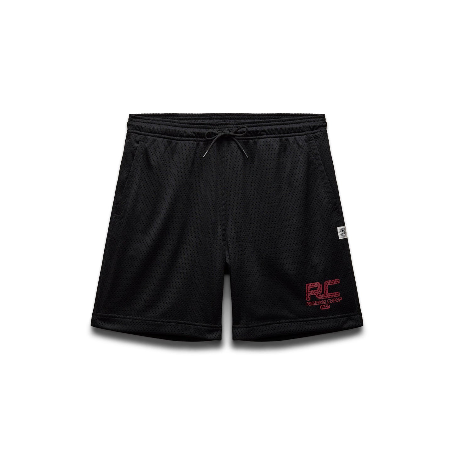 Athletic Mesh Racing Relaxed Short 7"