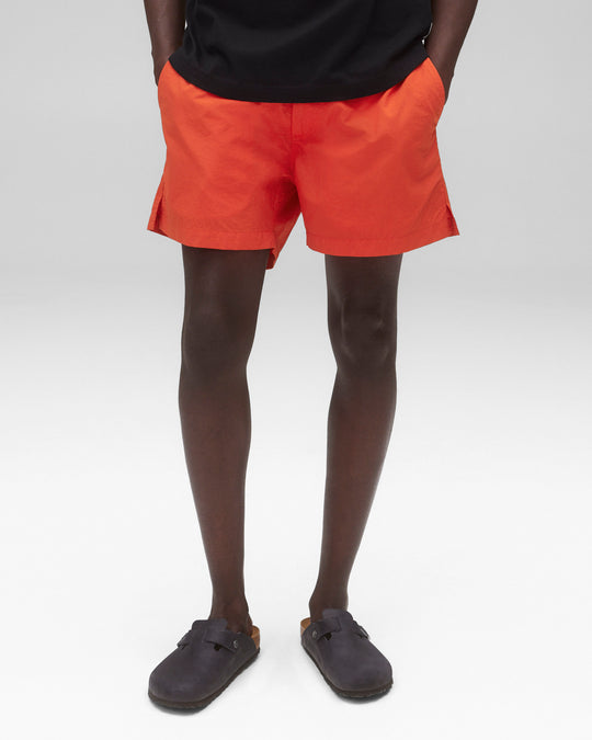 Textured Nylon Deck Slim Swim Short 4.5"