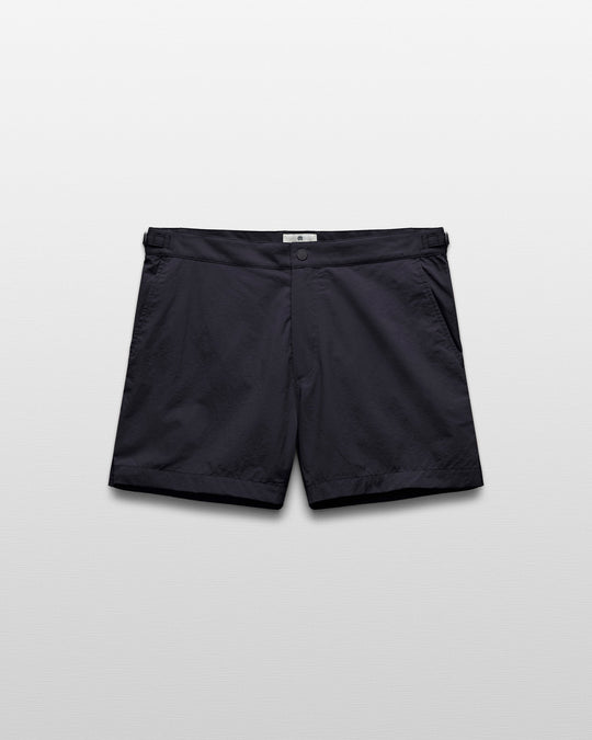 Textured Nylon Deck Slim Swim Short 4.5"