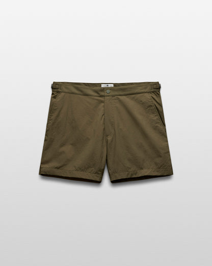 Textured Nylon Deck Slim Swim Short 4.5"