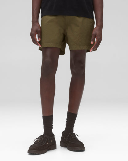 Textured Nylon Deck Slim Swim Short 4.5"