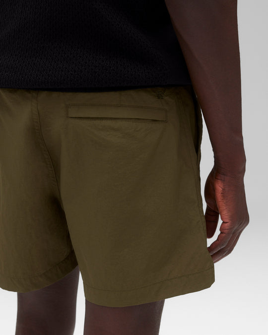 Textured Nylon Deck Slim Swim Short 4.5"