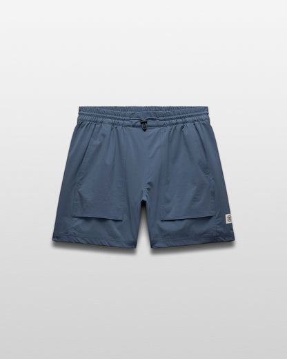 Stretch Nylon Utility Standard Swim Short 6"
