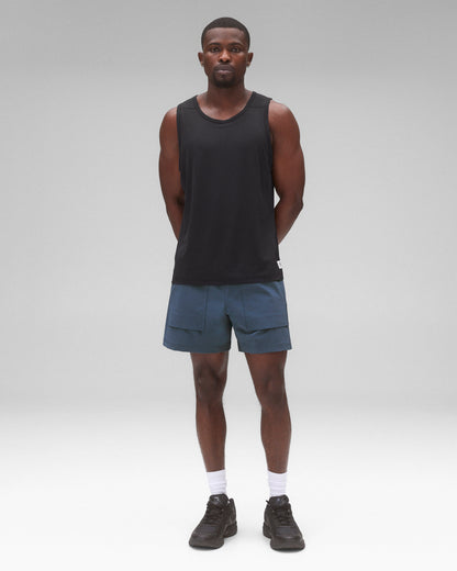 Stretch Nylon Utility Standard Swim Short 6"