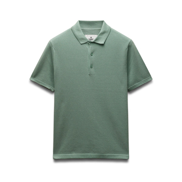 saki☆ 新品Ameri VINTAGE LACE POLO SHIRT Supima Pique Ace Polo | Reigning Champ
