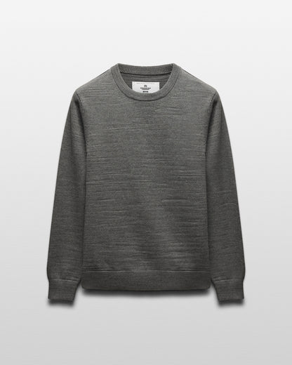 Cotton Slub Laurel Crewneck