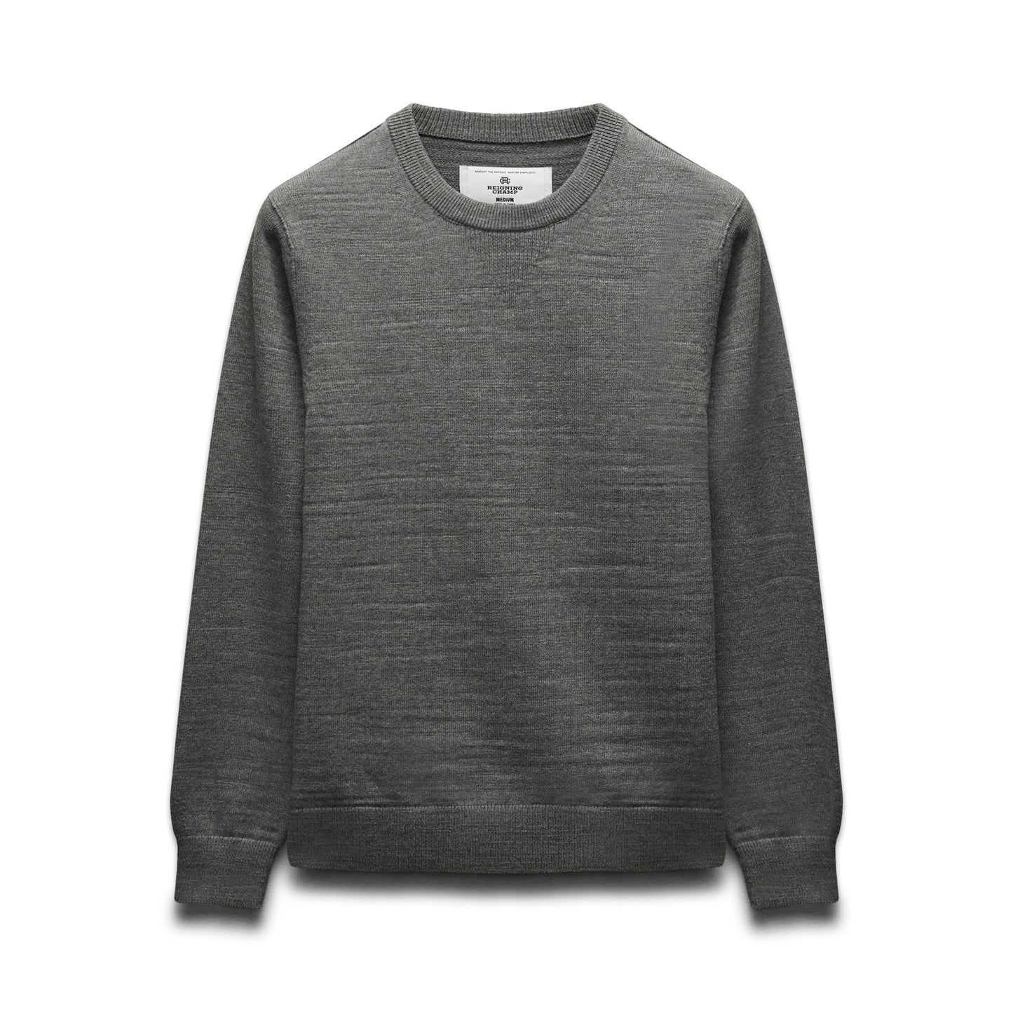 Cotton Slub Laurel Crewneck