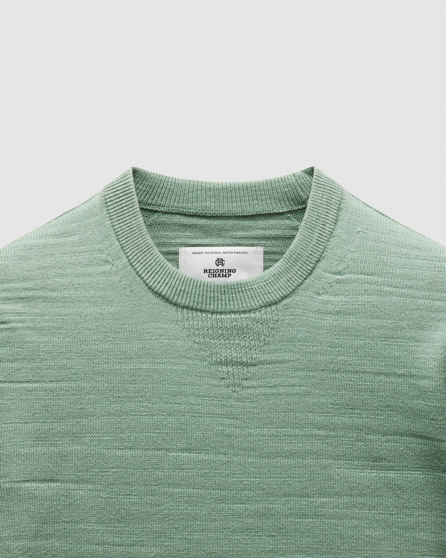 Cotton Slub Laurel Crewneck