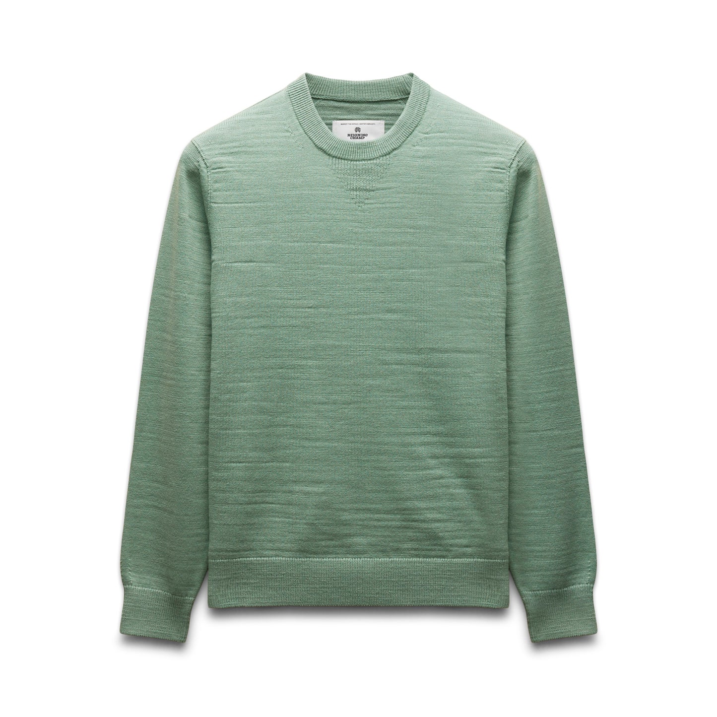 Cotton Slub Laurel Crewneck