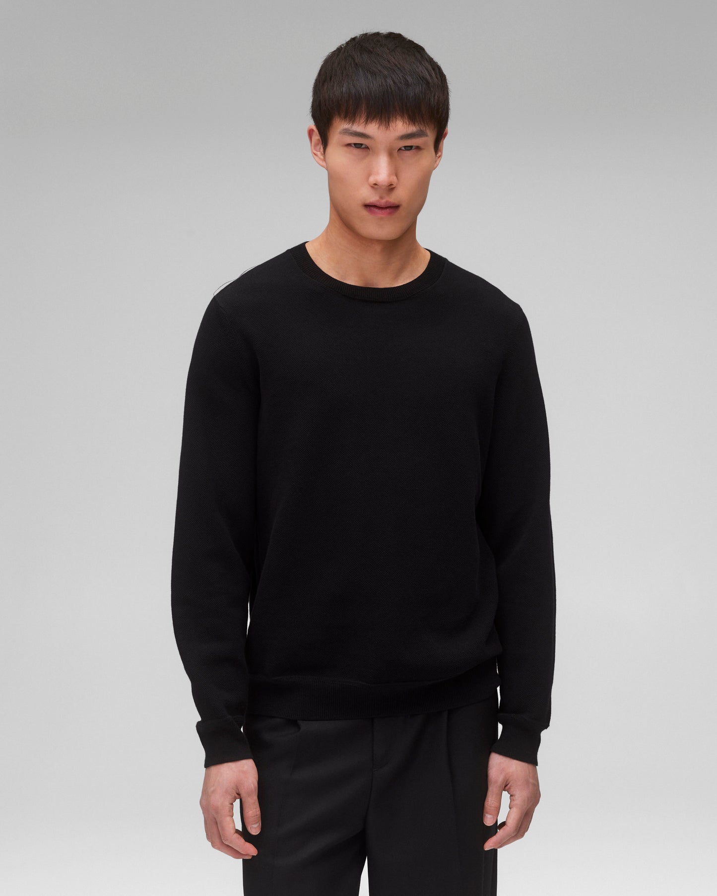 Supima Pique Ace Crewneck