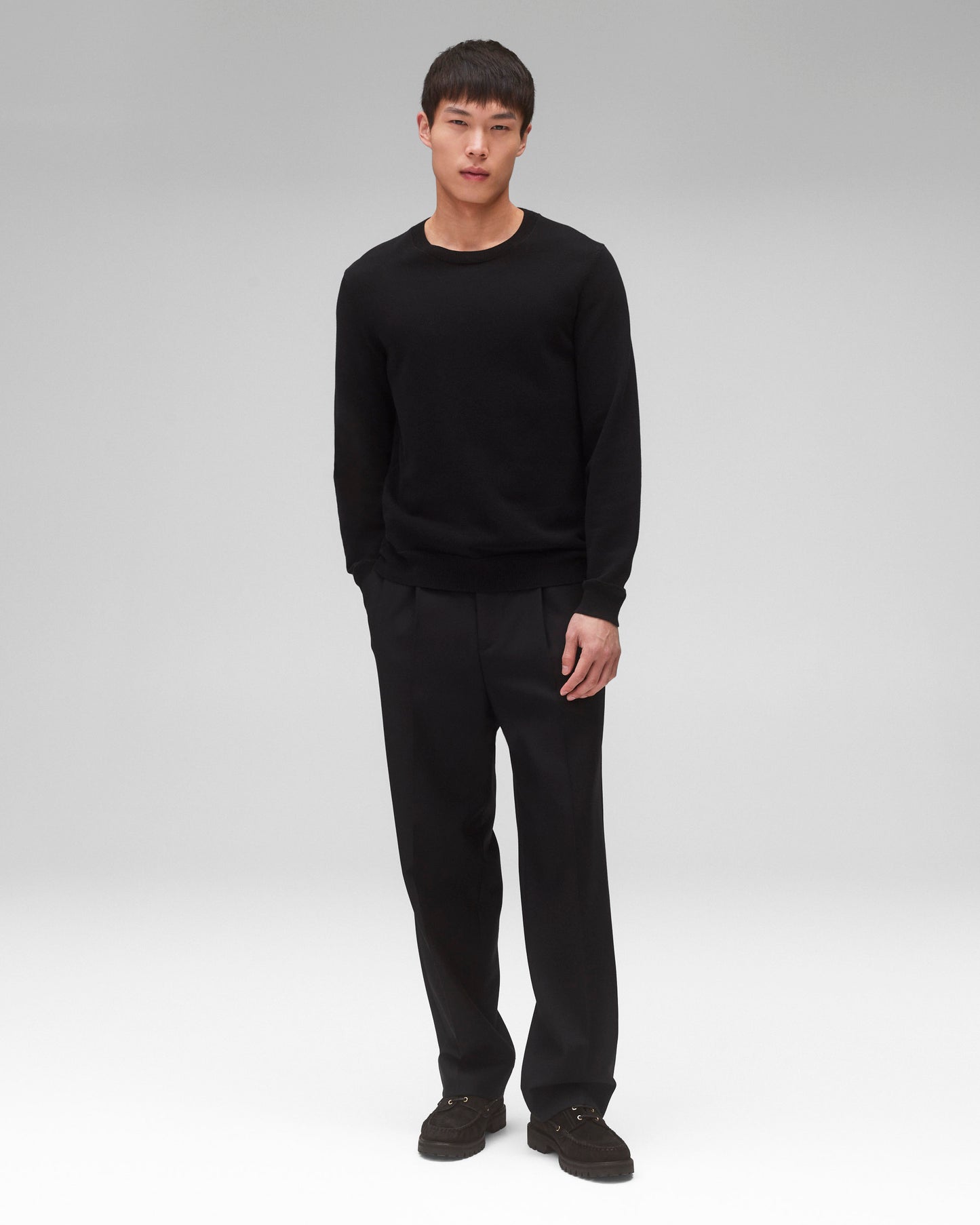 Supima Pique Ace Crewneck