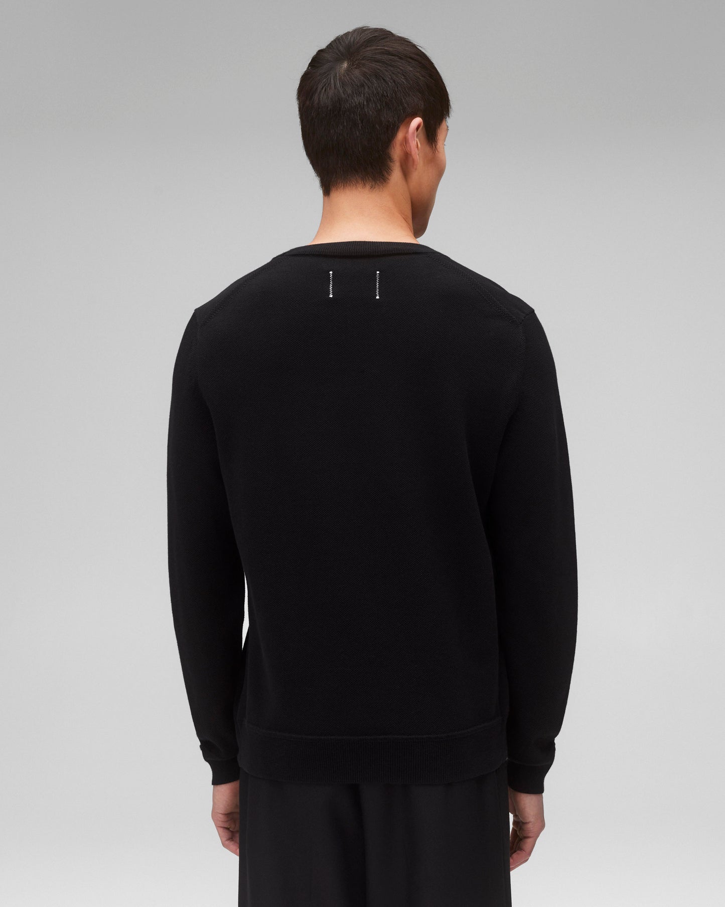 Supima Pique Ace Crewneck