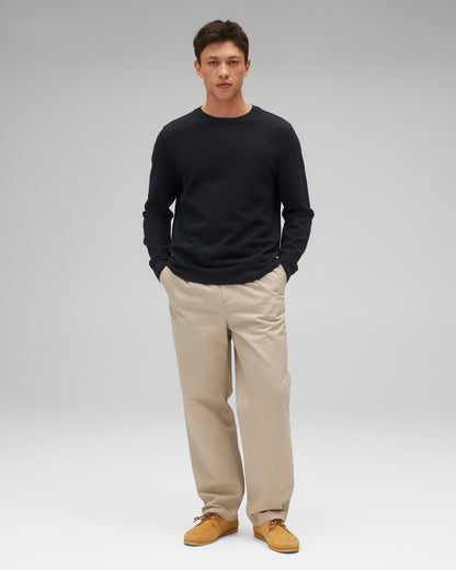 Supima Pique Ace Crewneck