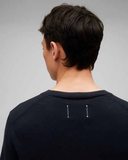 Supima Pique Ace Crewneck