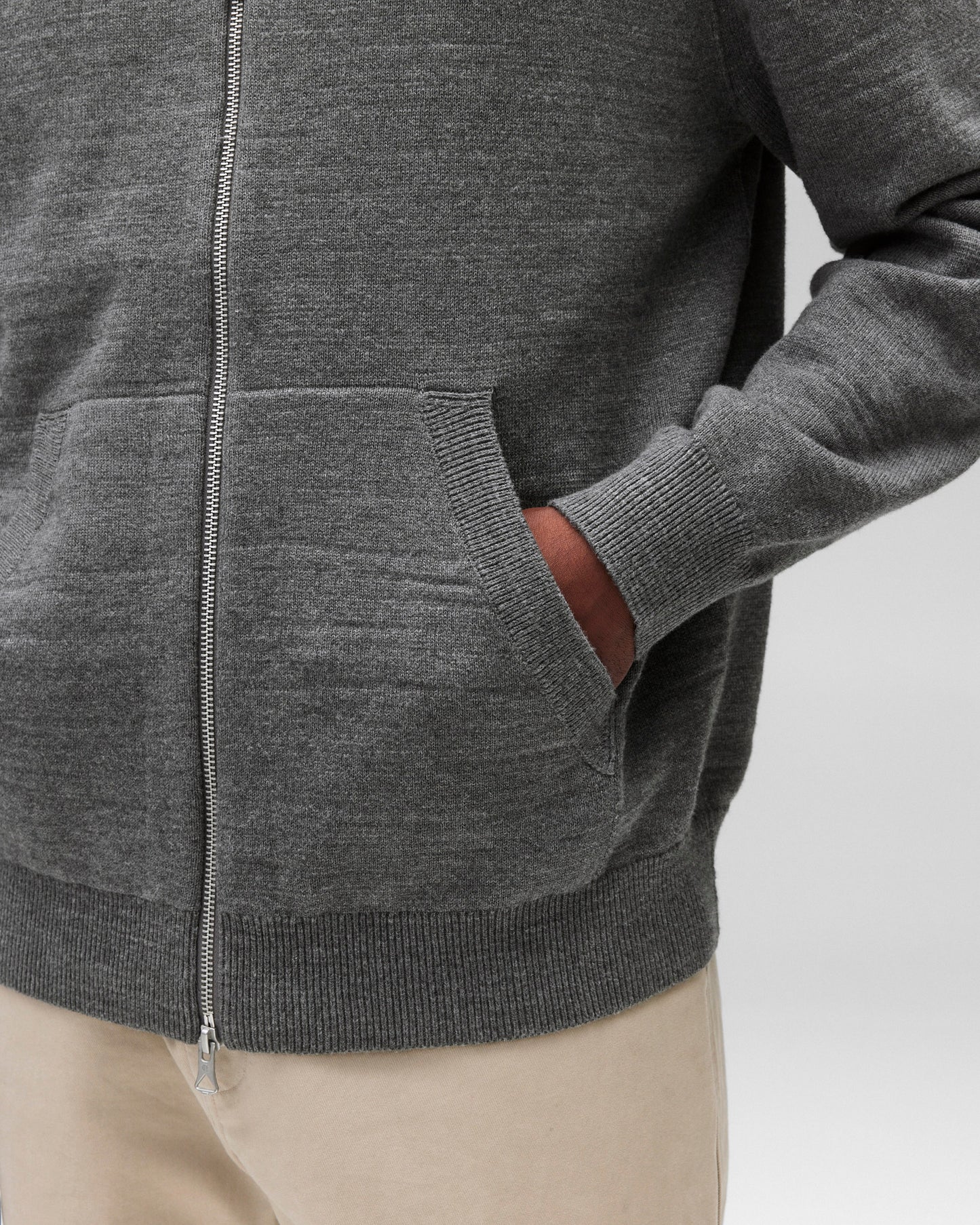 Cotton Slub Laurel Zip Hoodie