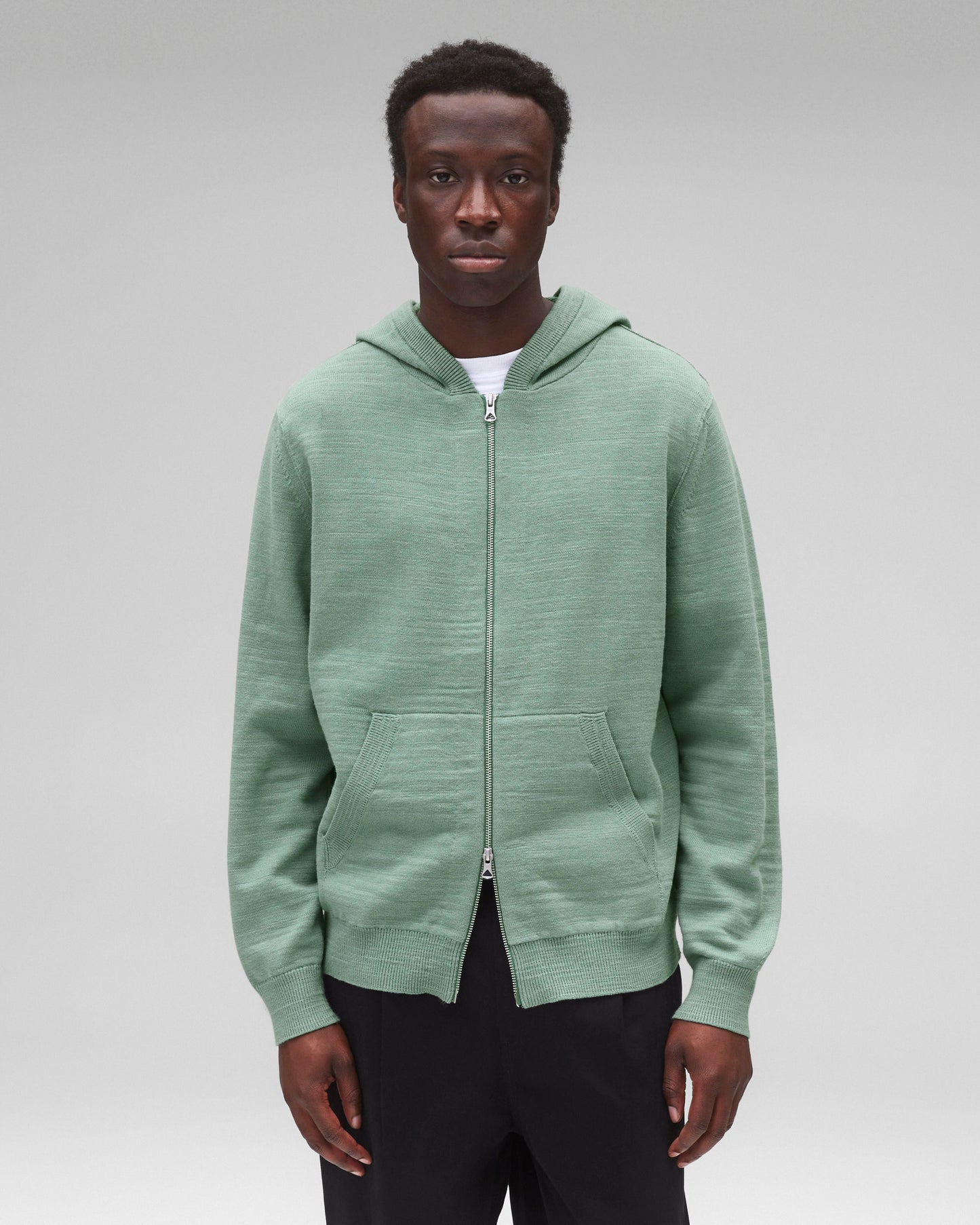 Cotton Slub Laurel Zip Hoodie