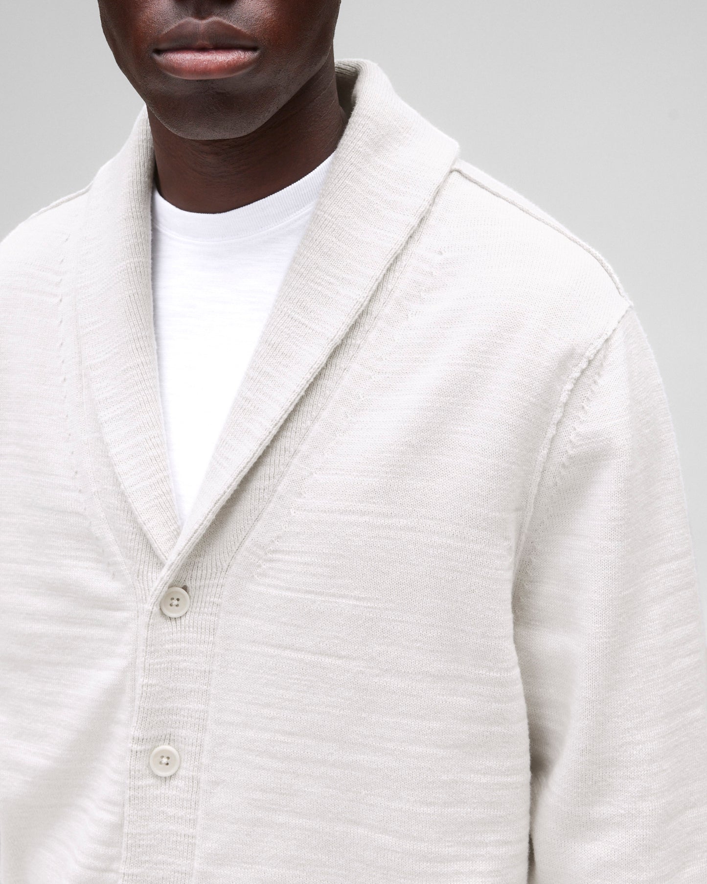 Cotton Slub Laurel Shawl Cardigan