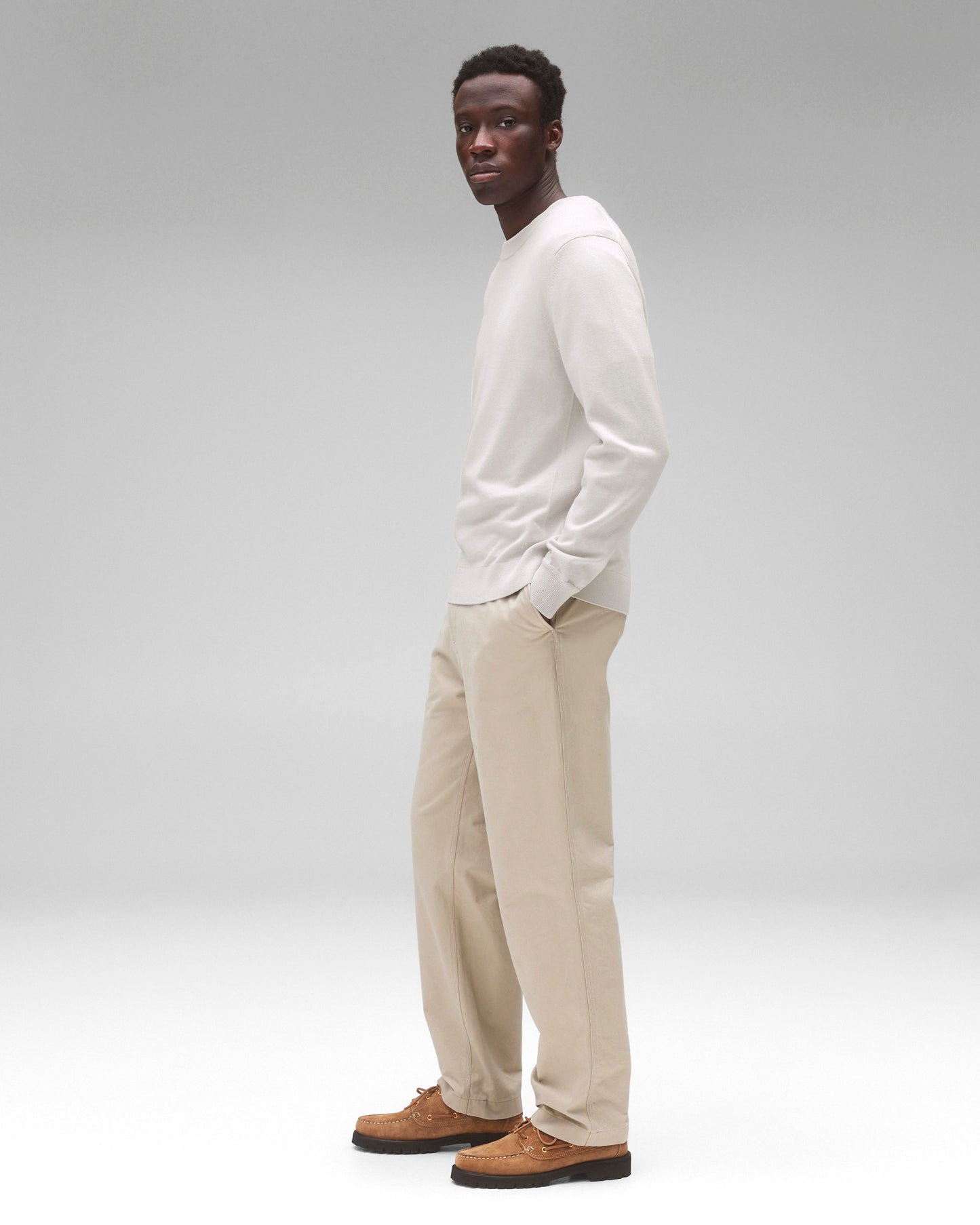 Cotton Cashmere Riviera Crewneck