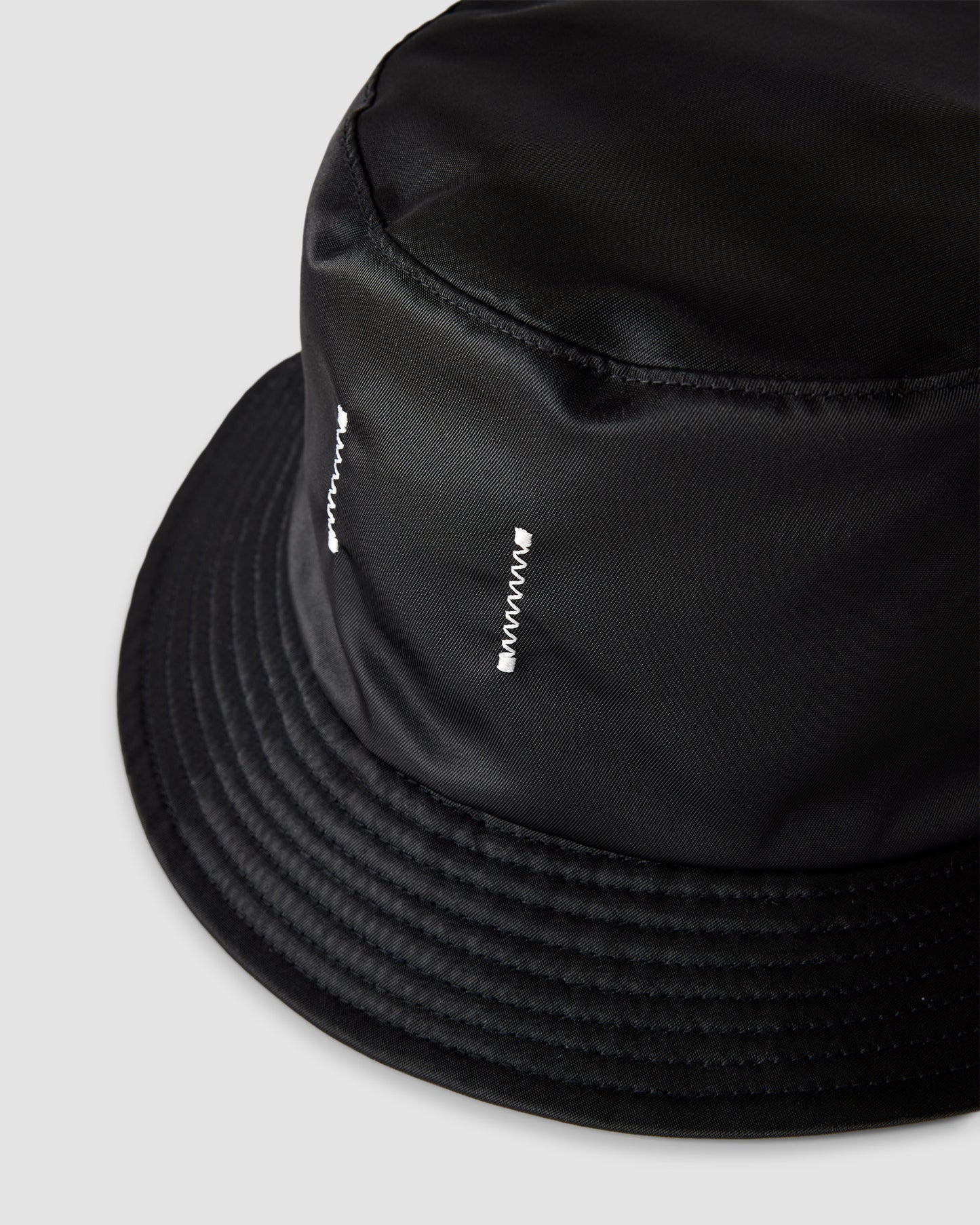 Nylon Twill Bucket Hat