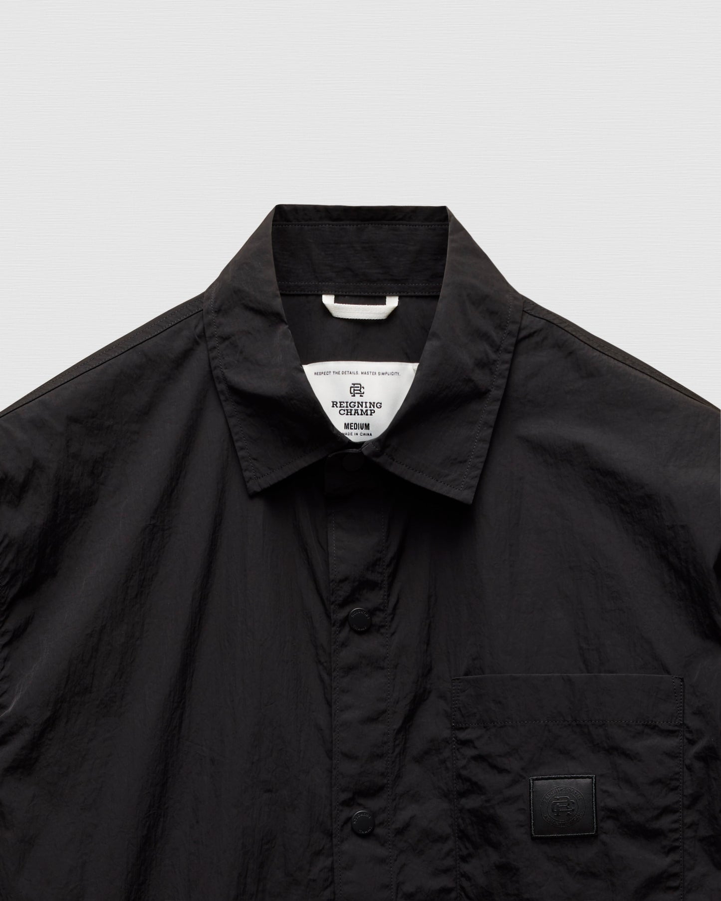 Crinkle Nylon Uniform Standard Overshirt