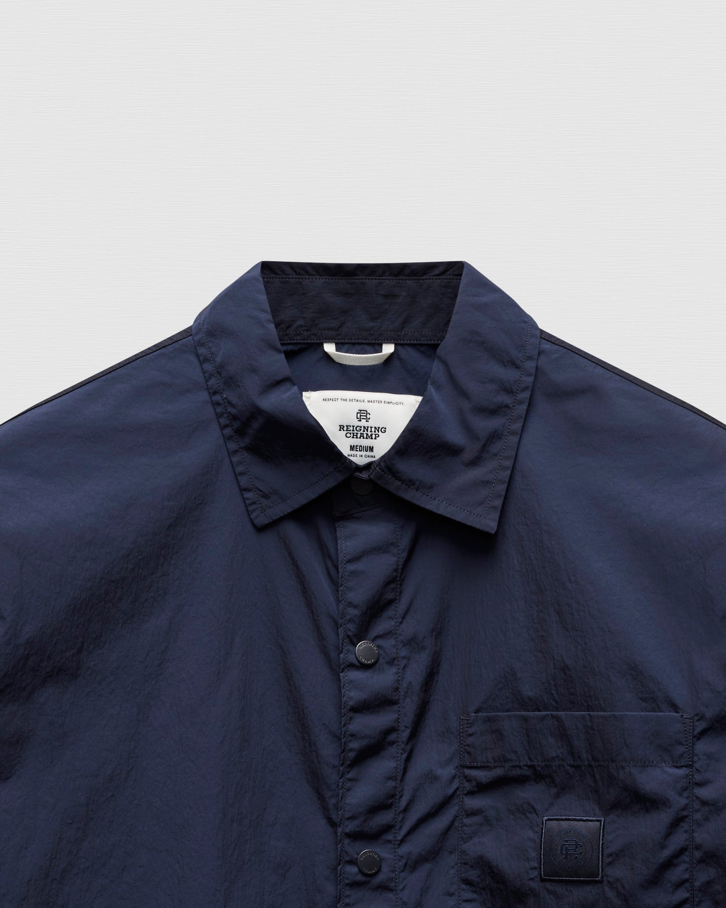 Crinkle Nylon Uniform Standard Overshirt