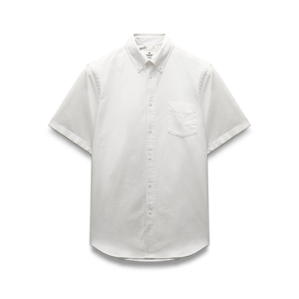 Cotton Oxford Prep Standard Short Sleeve Shirt | Reigning Champ