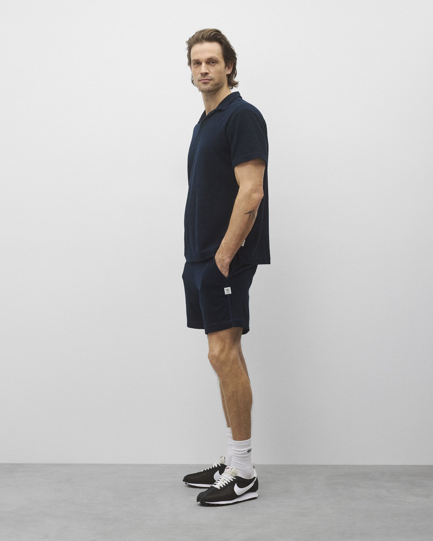 Textured Terry Standard Polo