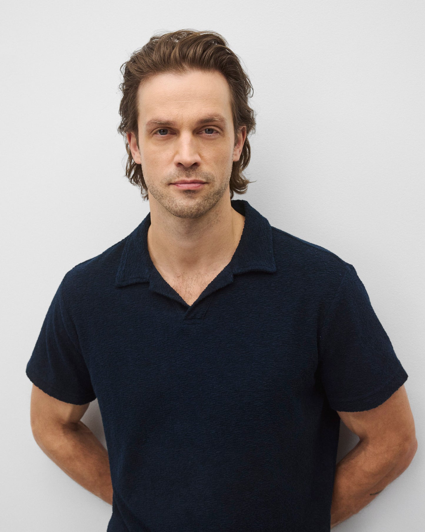 Textured Terry Standard Polo