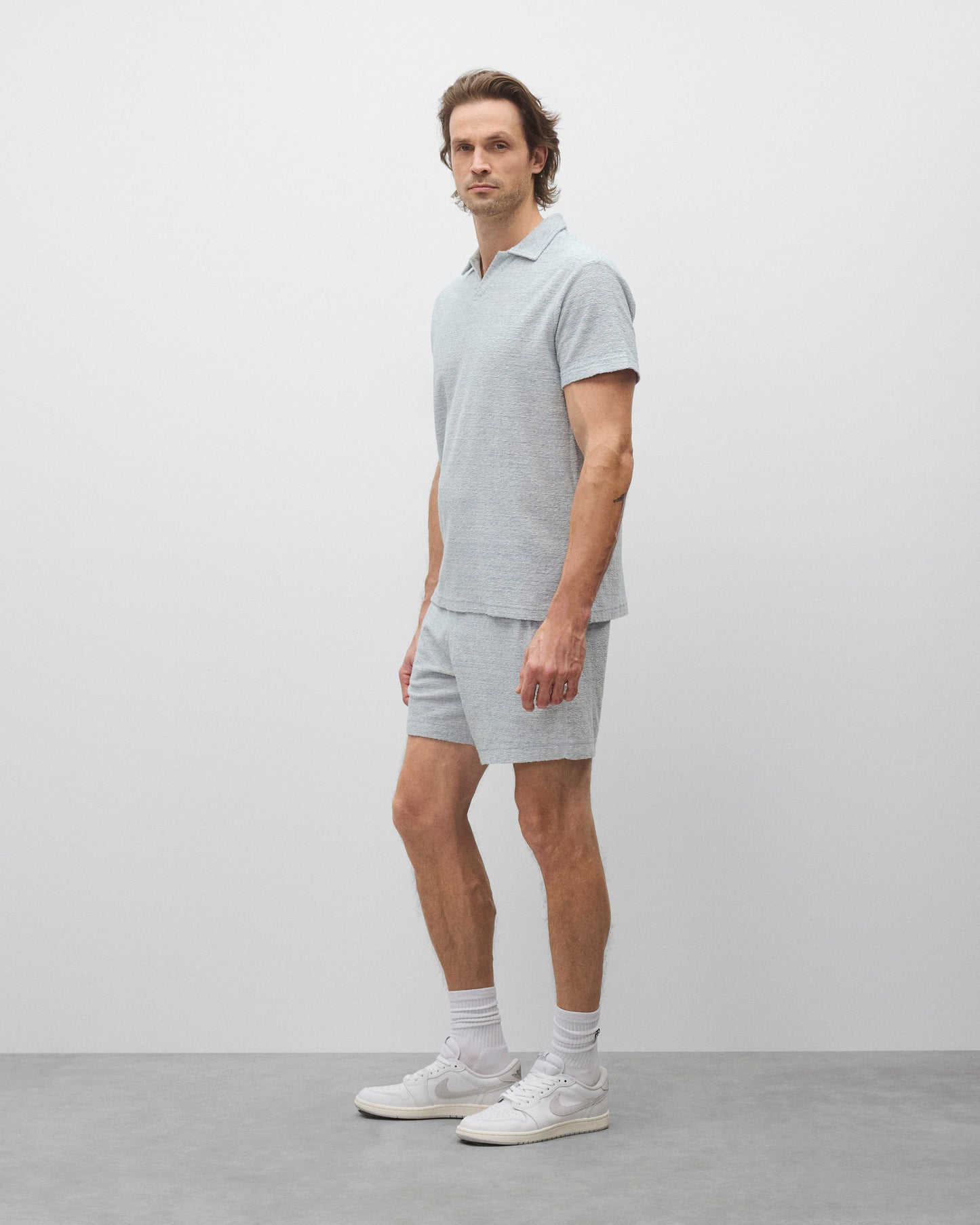 Textured Terry Standard Polo